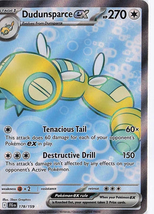 Dudunsparce ex 178/159