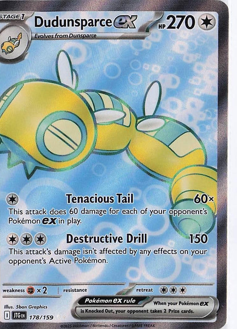 Dudunsparce ex 178/159