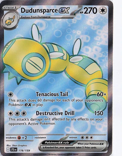 Dudunsparce ex 178/159
