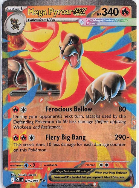 Mega Pyroar ex 015/086