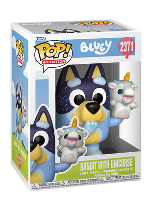 Bluey - Bandit with Unicorse #2371 Funko Pop!