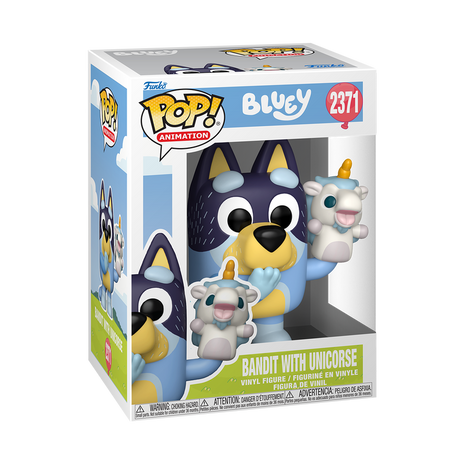 Bluey - Bandit with Unicorse #2371 Funko Pop!