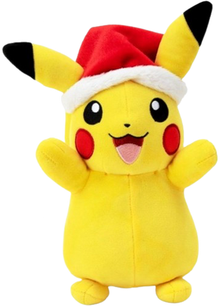 Pokemon - Pikachu With Santa Hat Plush