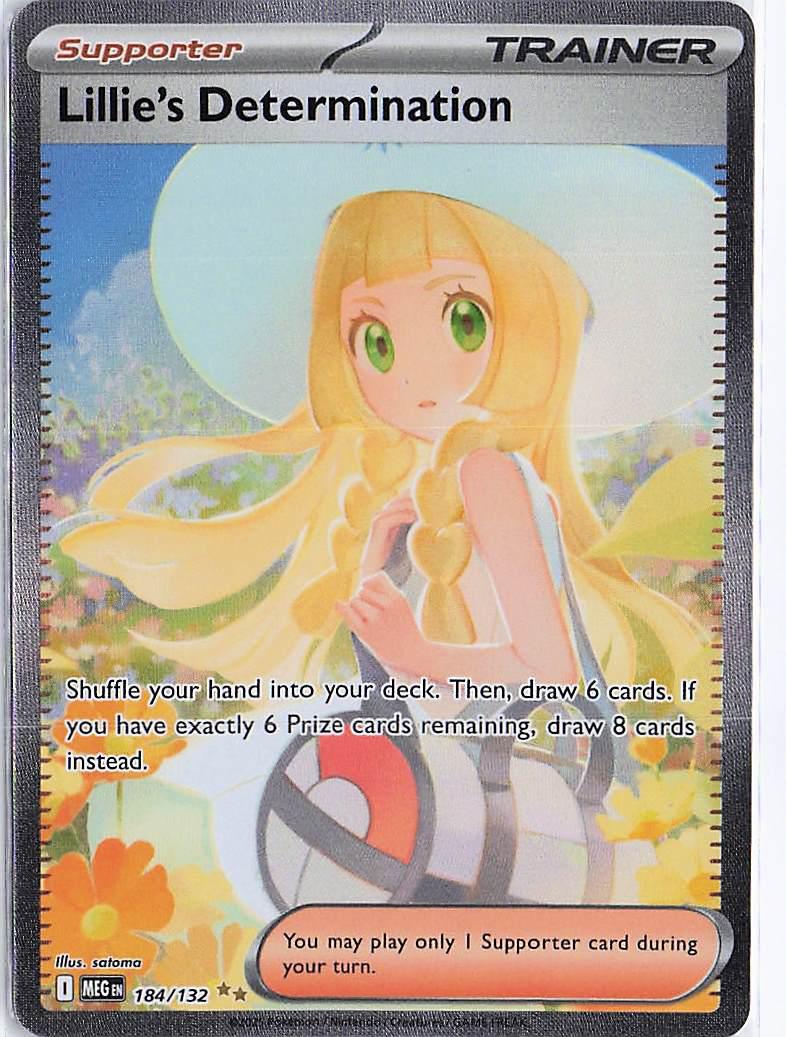 Lillie’s Determination 184/132