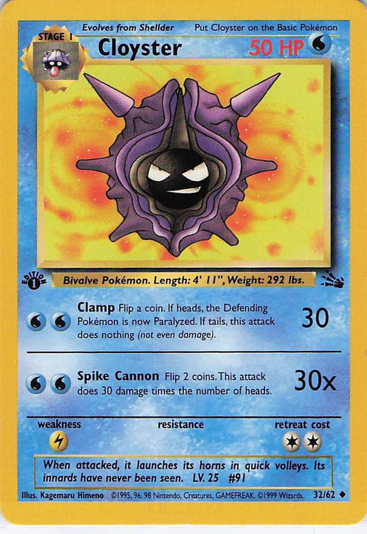 Cloyster 32/62 (1st)