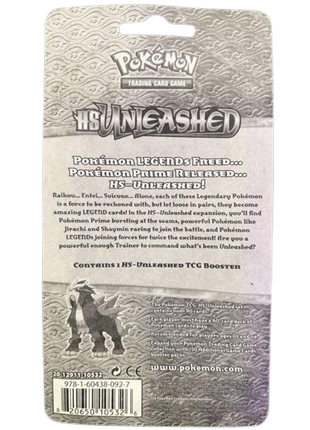 Pokemon - Heart Gold & Soul Silver Unleashed Entei Blister Booster Pack