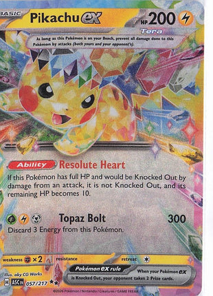Pikachu ex 057/217