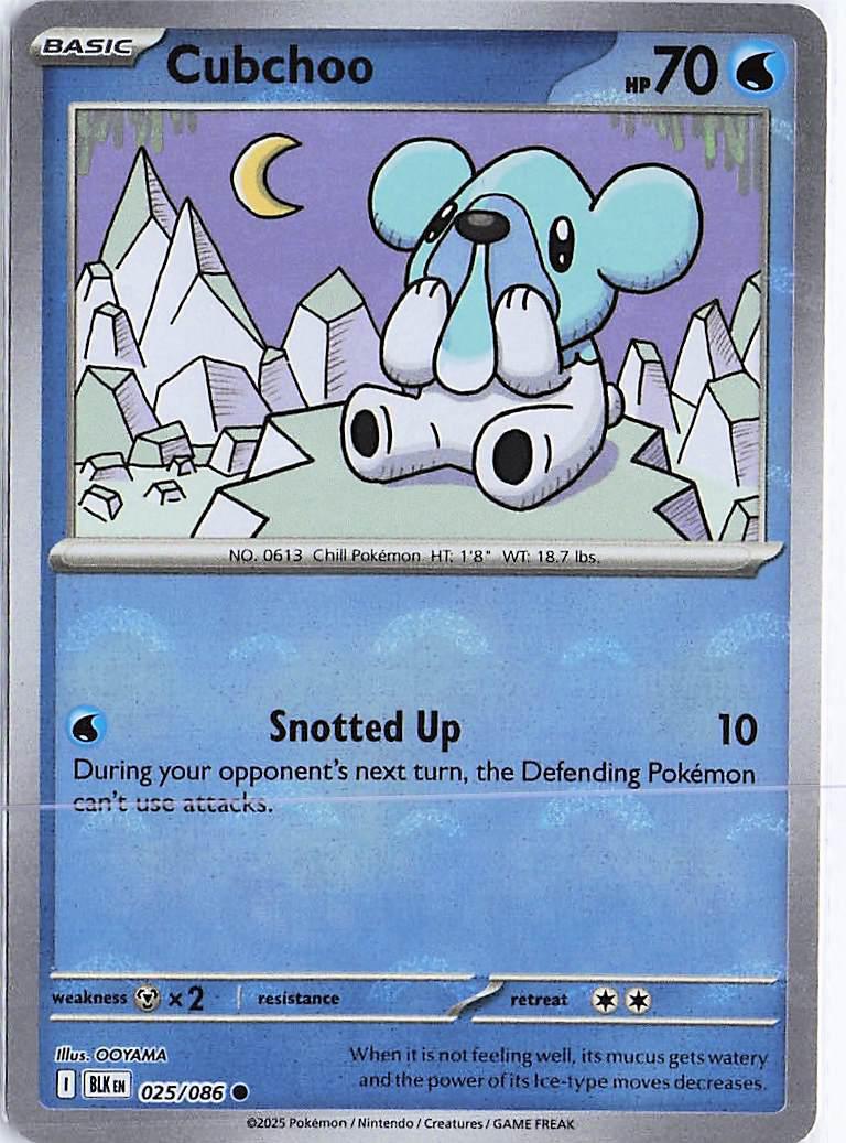 Cubchoo 025/086 (Pokeball)
