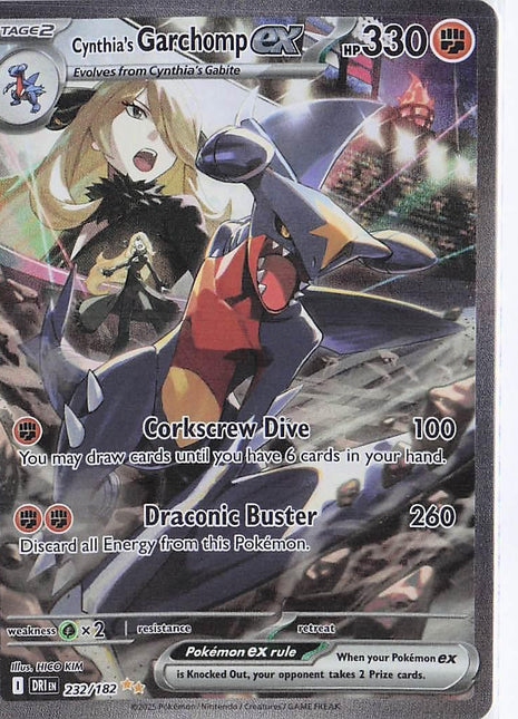 Cynthia’s Garchomp ex 232/182