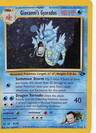 Giovanni’s Gyarados 5/132 (H)