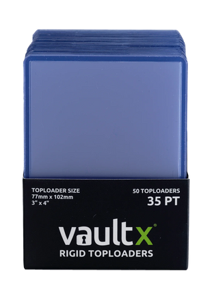 Vault X - Standard Size Toploaders (50)