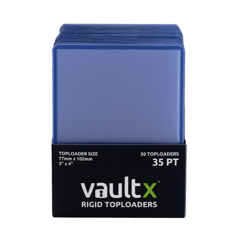 Vault X - Standard Size Toploaders (50)