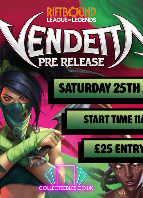 Riftbound: Vendetta Pre Release - 25 Jul 2026